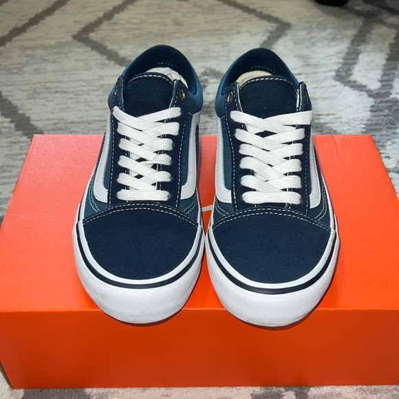 Vans Old Skool Pro in Navy/Stv Navy/White Size 6 Men - Picture 6 of 9